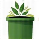 Icon representing waste reduction and composting.